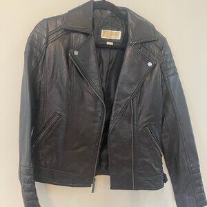 Michael Kors Leather Jacket - 100% Leather, Like New